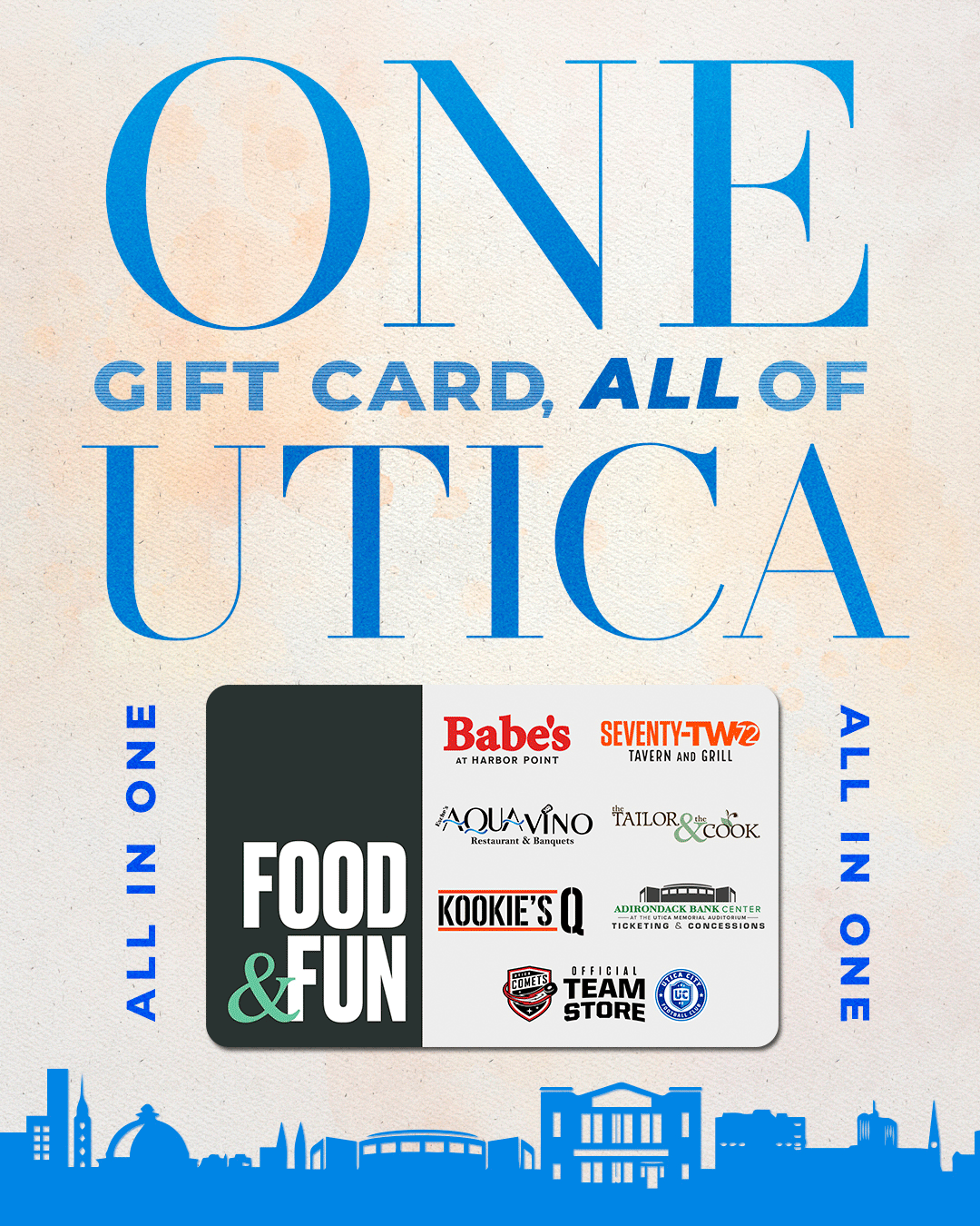 Utica's Best Gift Card, Gift Card